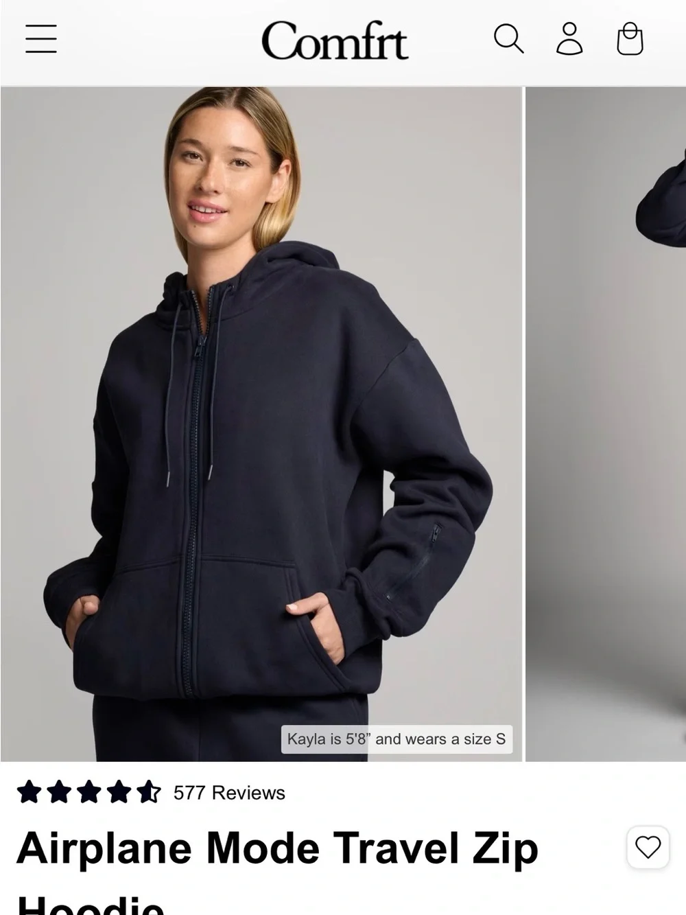 Comfrt Set- zip travel hoodie and matching pants